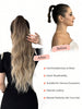 Ombre Claw Ponytail Extensions - 26 Inch
