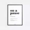 Pause