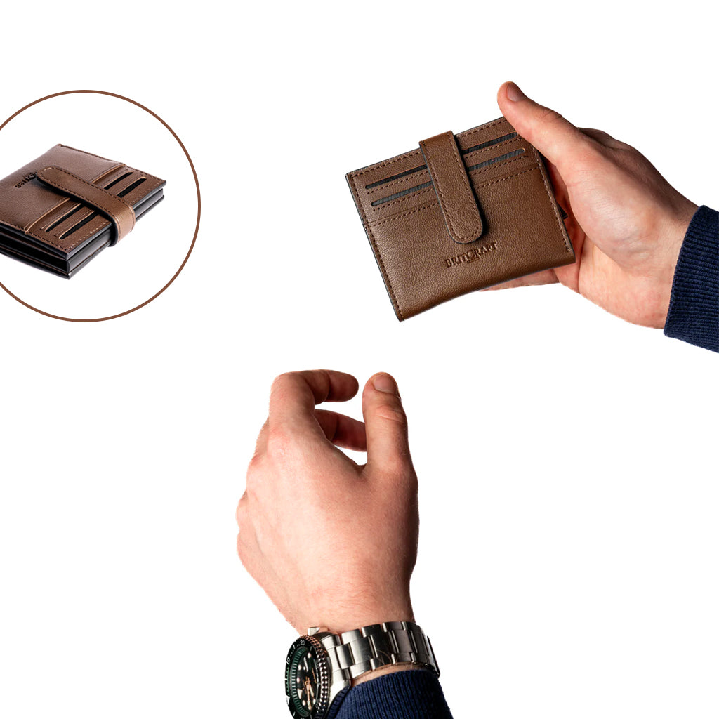 BritCraft Secure Leather Wallet