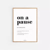 Pause