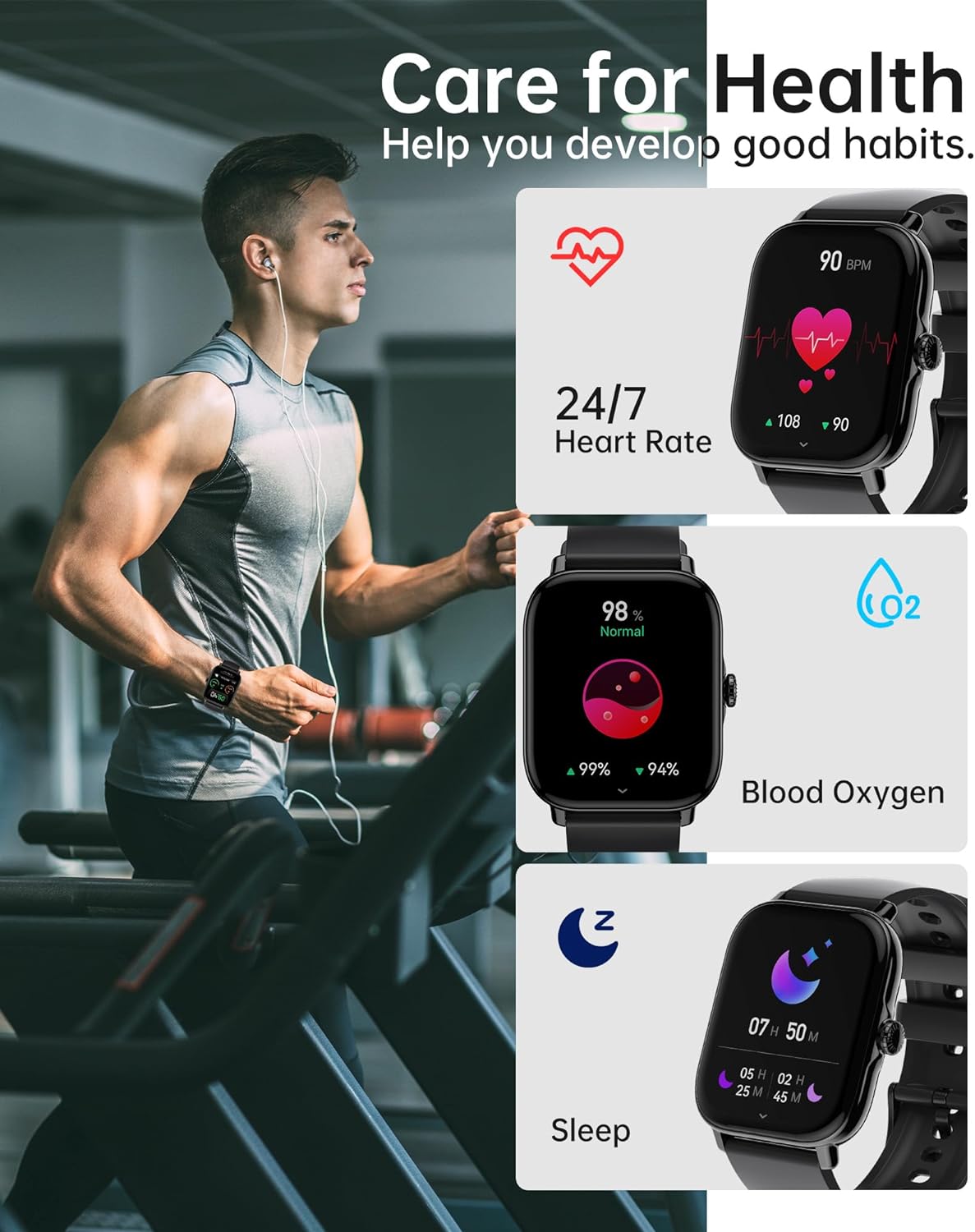 CLYDE COLLECTIONS™ Smart Watch IP68 Waterproof