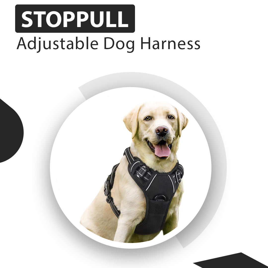 StopPull Adjustable Soft Pet Harness