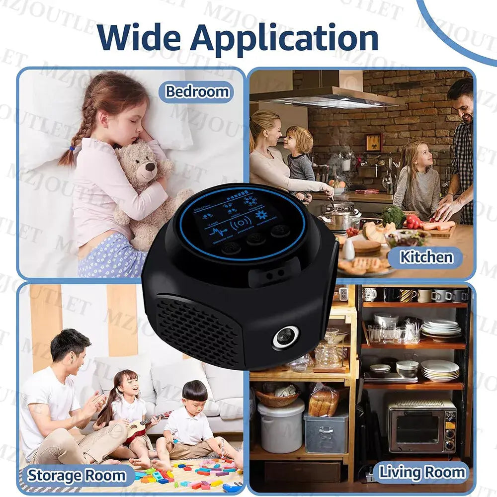 4 in 1 Ultrasonic Mouse Repeller Rodent Pest Mice Rat Squirrel Insect ...