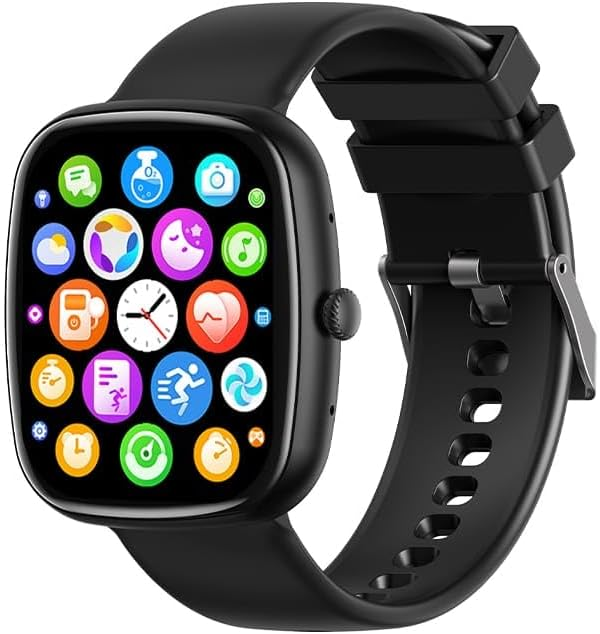 CLYDE COLLECTONS-smart watch for Women Men (Answer Make Calls),1.83” HD Smart watch With Heart Rate Sleep Monitor,100+ Sports step counter, IP67 Waterproof Fitness Watch for Android iOS phone