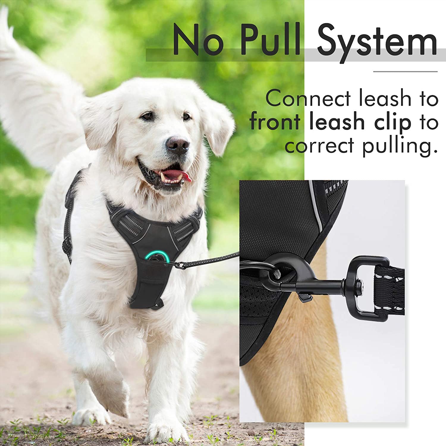 StopPull Adjustable Soft Pet Harness