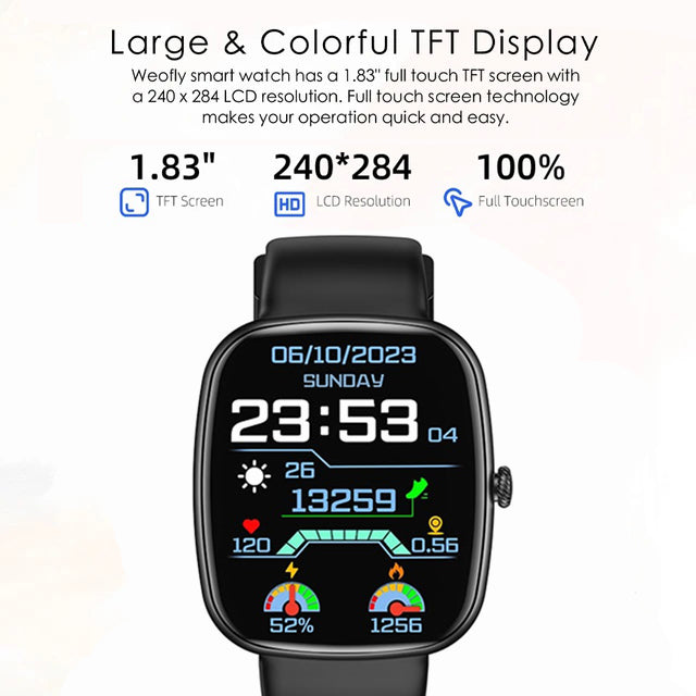 CCL 1.83 inch Smart Watch IP67 Waterproof