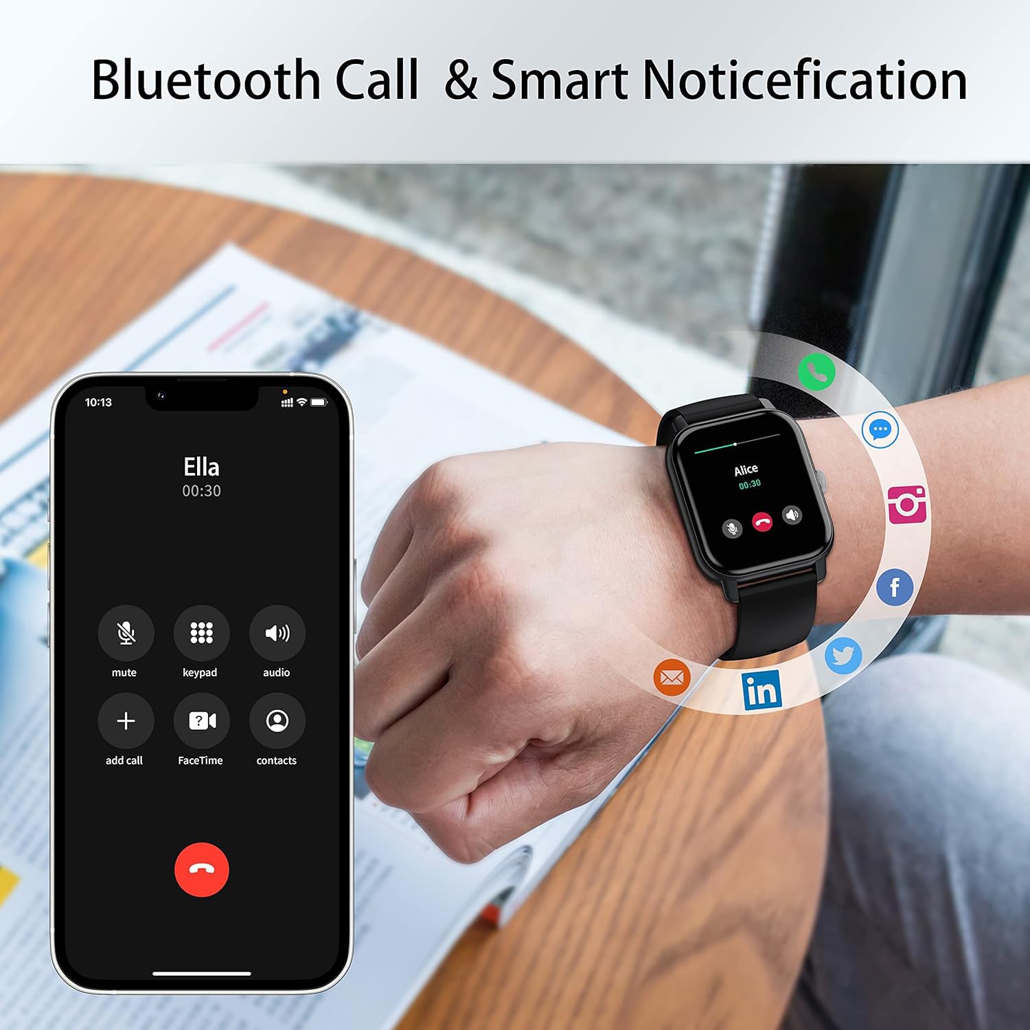 CLYDE COLLECTIONS™ Smart Watch IP68 Waterproof