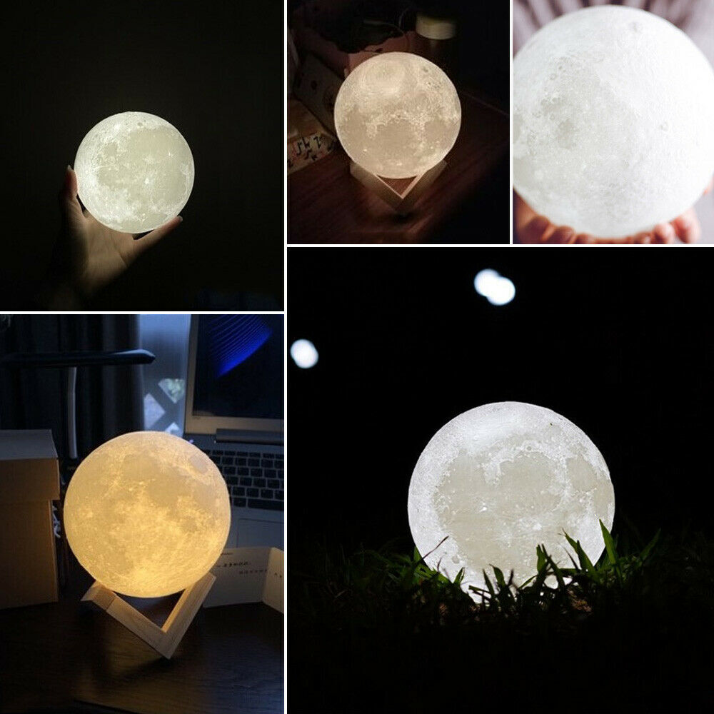 3D Rechargeable Moon Lamp