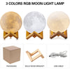 3D Rechargeable Moon Lamp