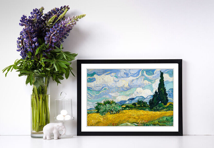 Handmade Wheat Field Painting