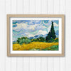 Handmade Wheat Field Painting