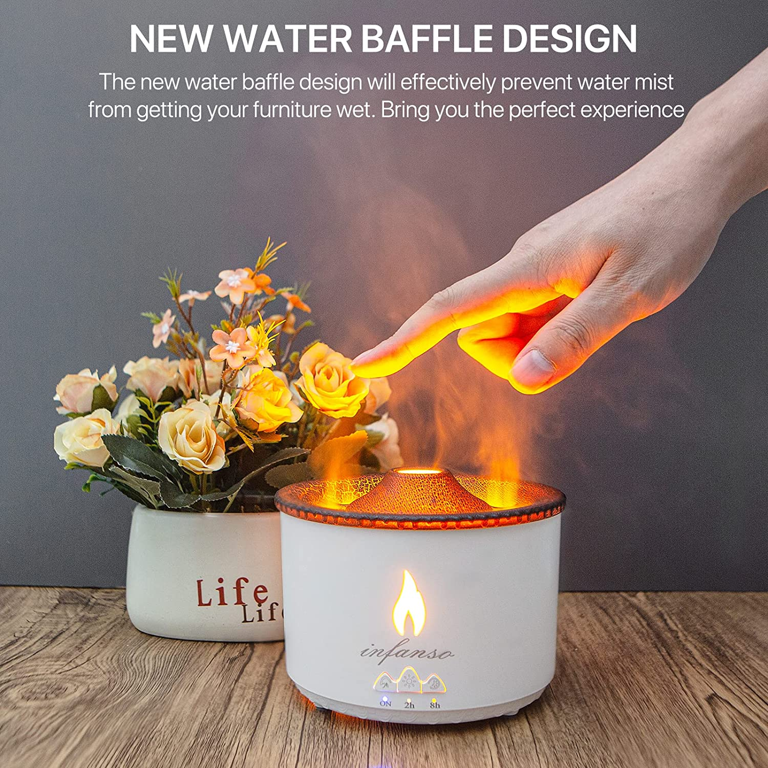 Volcano Aromatherapy Diffuser Humidifier