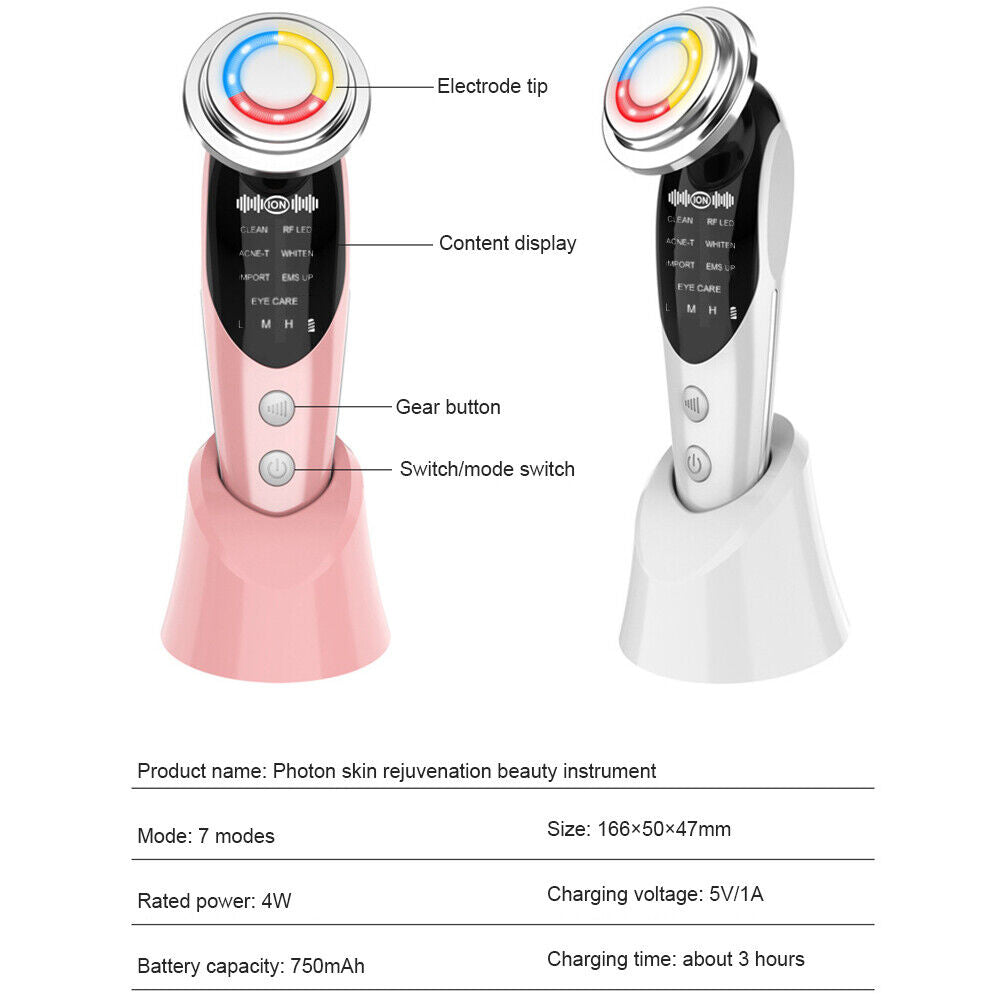 7 in 1 Skin Rejuvenation Facial Massager