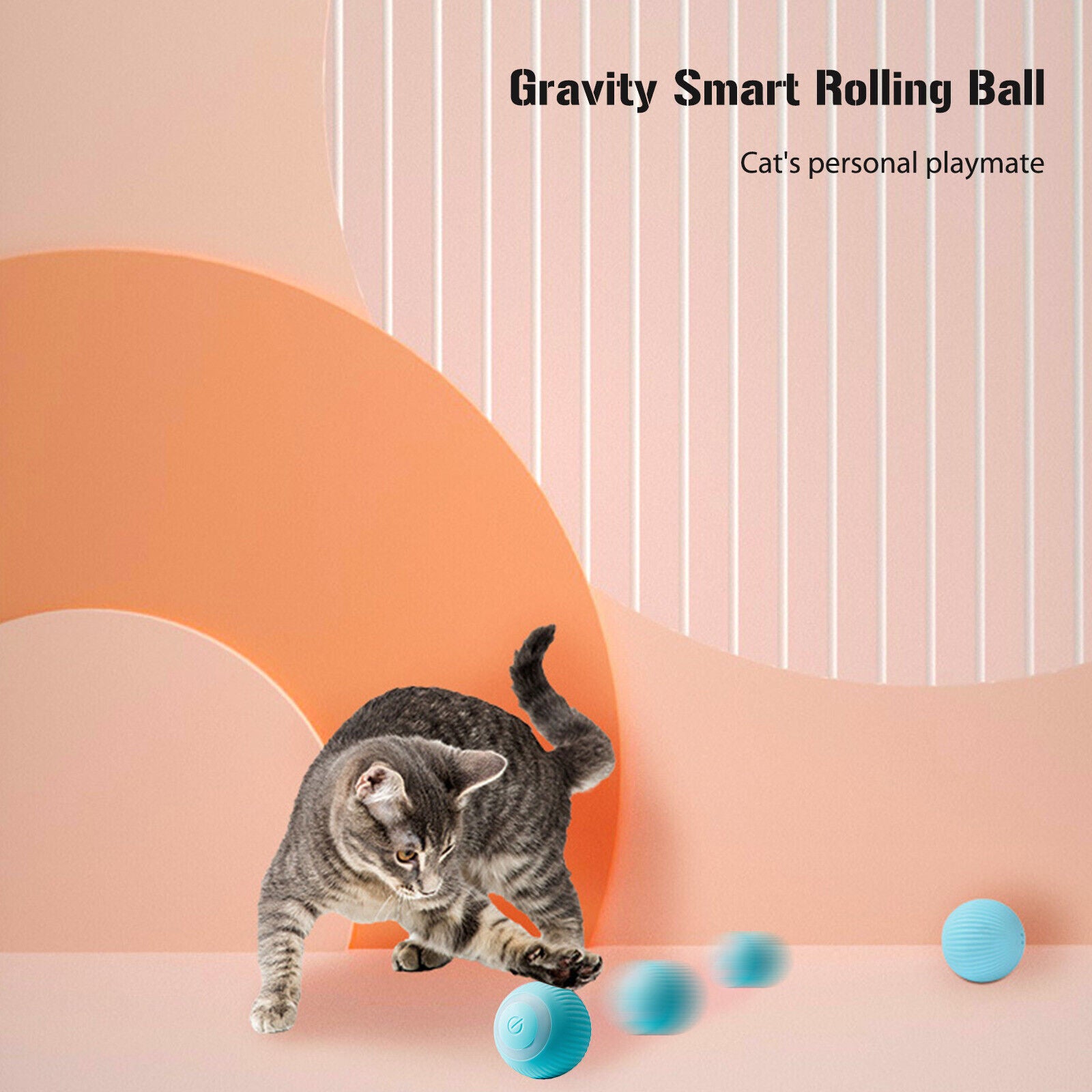 Pet Smart Rolling Balls Automatic Toy