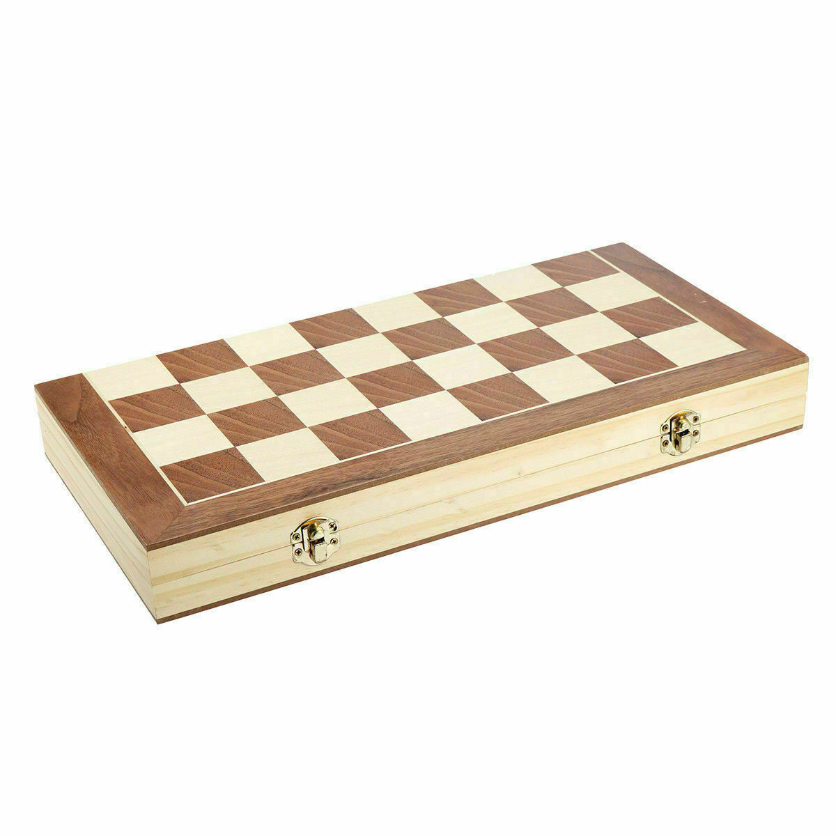 Homemade Wooden Folding Chessboard