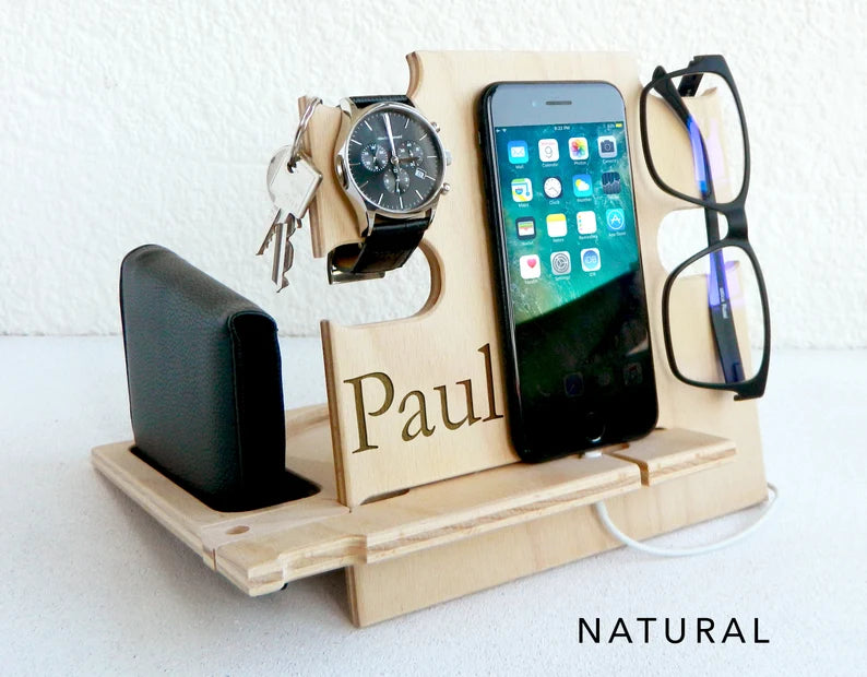 Homemade Wooden Mobile Holder