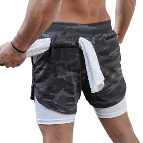 Men's Double Running Shorts