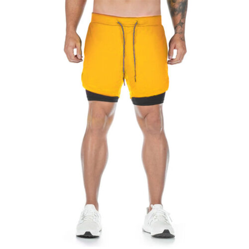 Men's Double Running Shorts