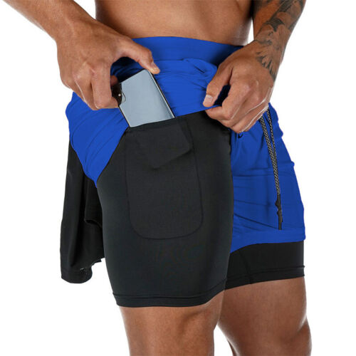 Men's Double Running Shorts