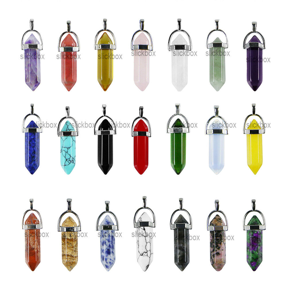 Natural Crystal Gemstone Pendant