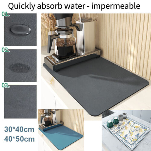 Absorbent Coffee Draining Drying Mat