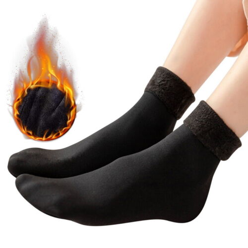 Women Velvet Fleece Wool Socks