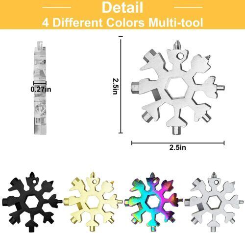 18-in-1 Snowflake Multifunction Tool