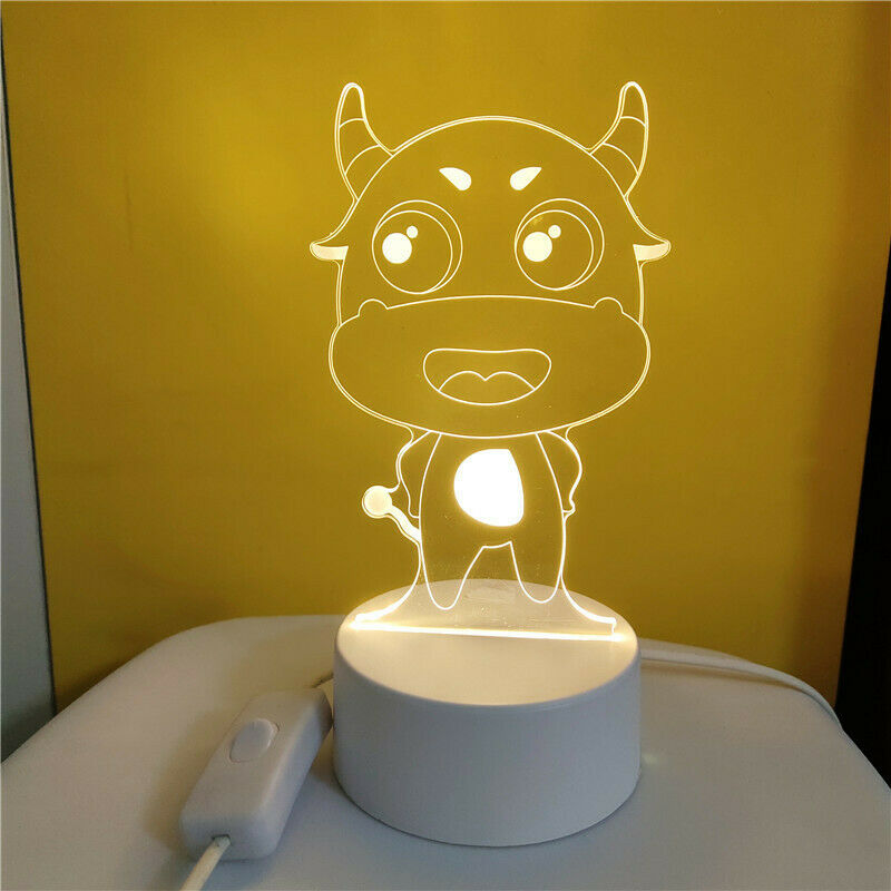 3D Creative Night Table Lamp